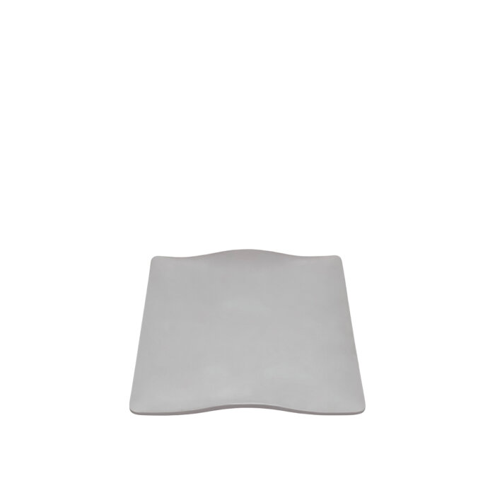 Atlasform Melamin Beyaz Mat 25*25 cm Kare Sunum Tabak - 1