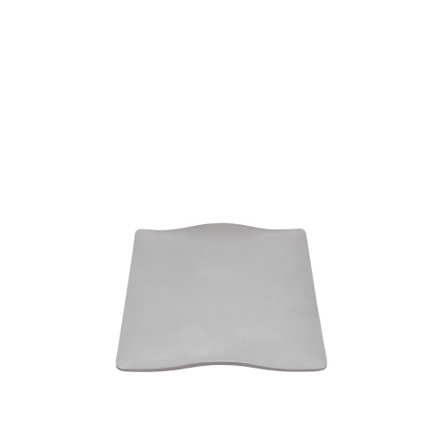 Atlasform Melamin Beyaz Mat 25*25 cm Kare Sunum Tabak - ATLASFORM