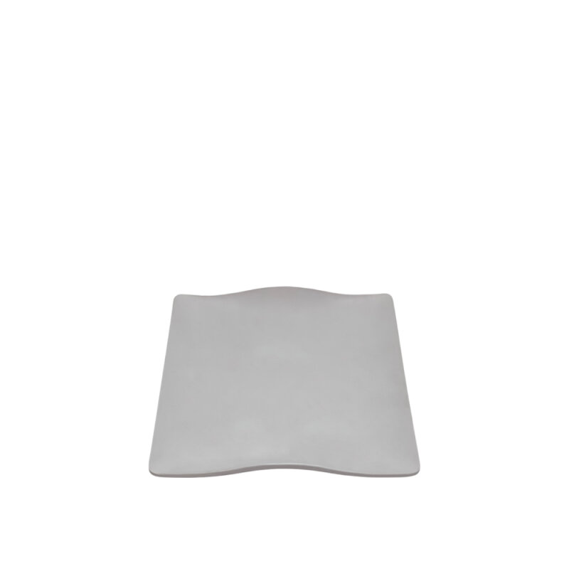 Atlasform Melamin Beyaz Mat 25*25 cm Kare Sunum Tabak - 1