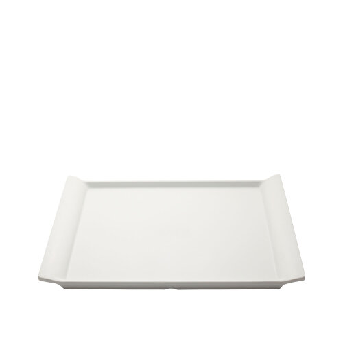 Beyaz Melamin A.B. Kulplu Tepsi 37X25 Cm - ULTRAFORM MELAMİN