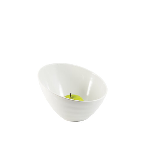 Beyaz Melamin Açılı Kase 18X12 Cm - ULTRAFORM MELAMİN