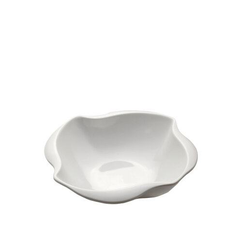 Beyaz Melamin Dalgalı Kase 23 Cm - ULTRAFORM MELAMİN