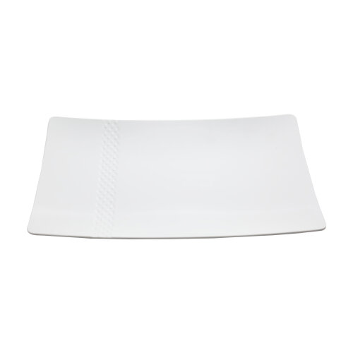 Ultraform Beyaz Melamin Dikdörtgen Sunum Tabak 40X24 - ULTRAFORM MELAMİN