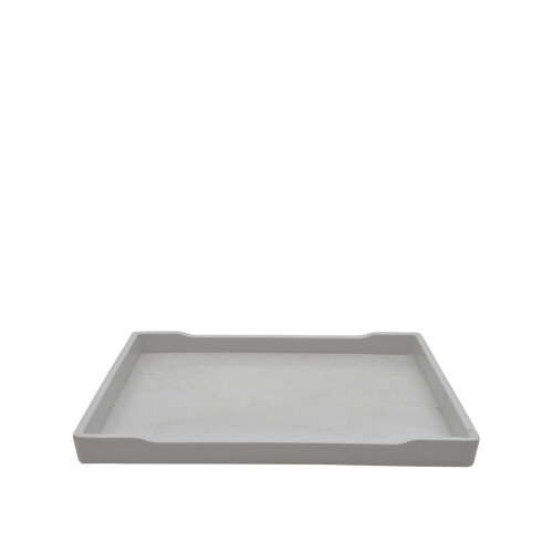 Beyaz Melamin Dik Dörtgen Sunum Tepsi 22X30 Cm - ULTRAFORM MELAMİN