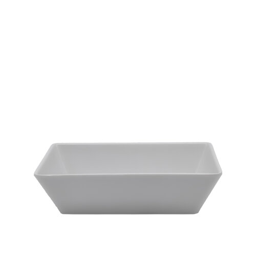 Beyaz Melamin Dik Dörtgen Sunum Tepsi 25X15 Cm - ULTRAFORM MELAMİN