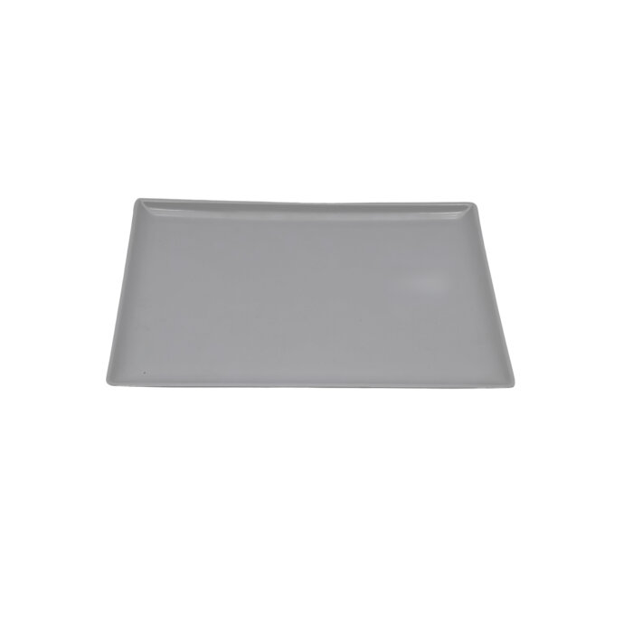 Beyaz Melamin Dik Dörtgen Sunum Tepsi 35X24 Cm - 1