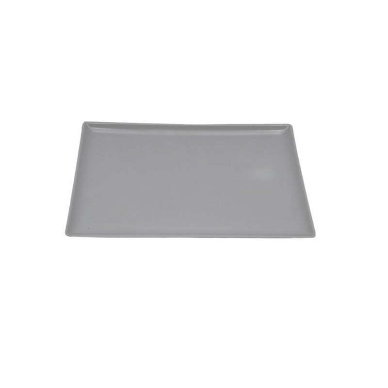 Beyaz Melamin Dik Dörtgen Sunum Tepsi 35X24 Cm - 1