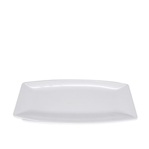 Beyaz Melamin Dik Dörtgen Suşi Sunum Tabak. 31X17 Cm - ULTRAFORM MELAMİN
