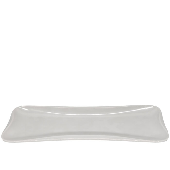 Beyaz Melamin D.Gen Meze Tabak 59X20Cm - 1