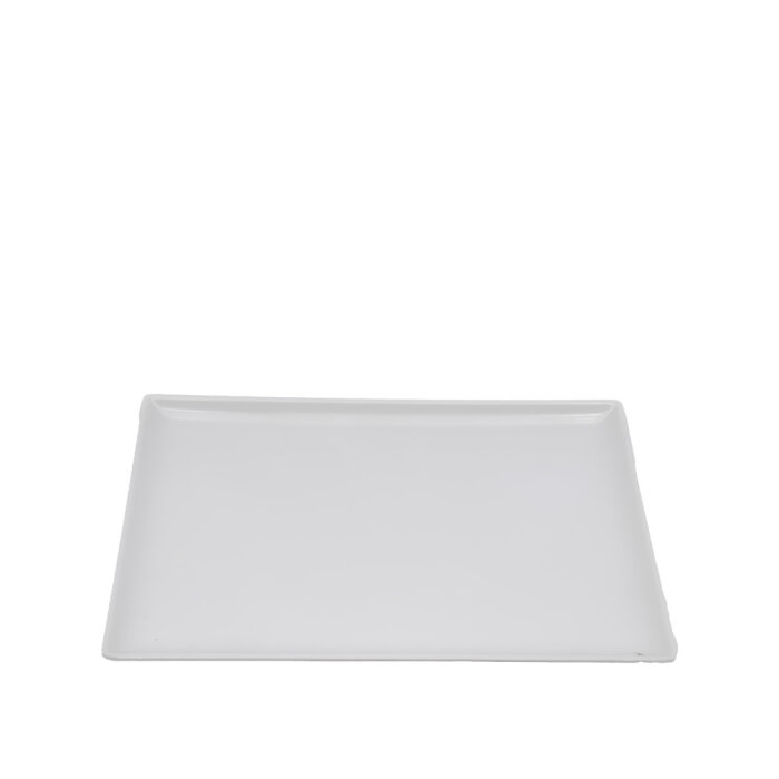 Beyaz Melamin D.Gen Sunum Tabak 35X24Cm - 1