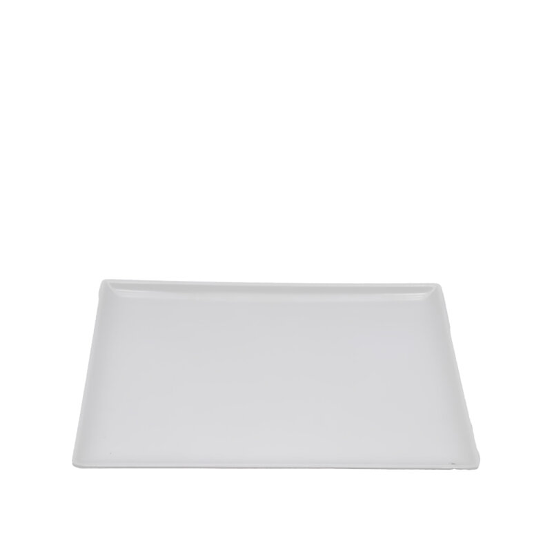 Beyaz Melamin D.Gen Sunum Tabak 35X24Cm - 1