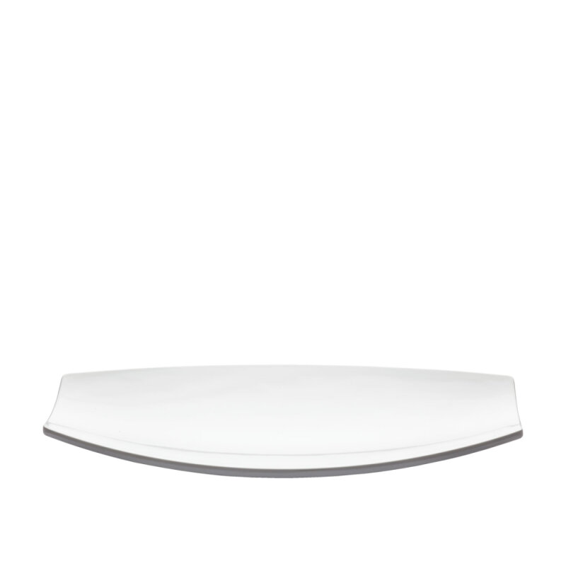 Beyaz Melamin Gondol Tepsi 40X20 Cm - 1