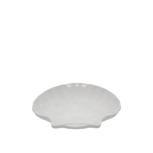 Beyaz Melamin İstiridye Sunum Tabak 14 Cm - 2