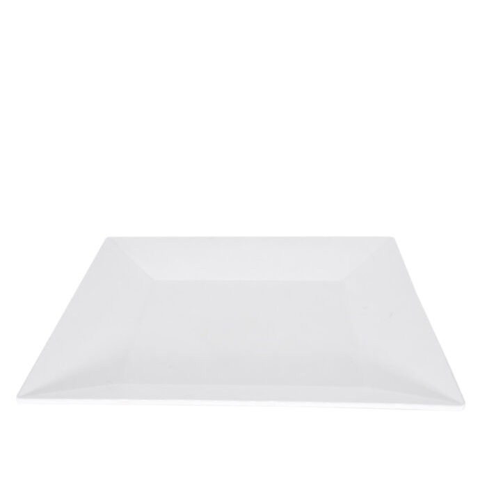 Beyaz Melamin Kare Sunum Kabı 41X41 - 1