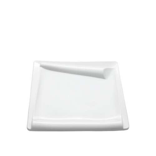 Beyaz Melamin Kare Sunum Tabak 26X26 Cm - ULTRAFORM MELAMİN