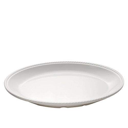 Beyaz Melamin Kayık Tabak 40 Cm - ULTRAFORM MELAMİN