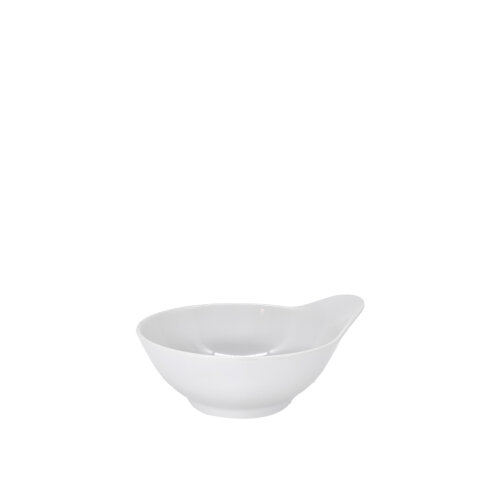 Beyaz Melamin Kulplu Desenli Kase Mat 13X4 Cm - ULTRAFORM MELAMİN