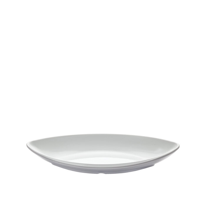 Beyaz Melamin Mekik Meze Kabı 30X16 Cm - 1