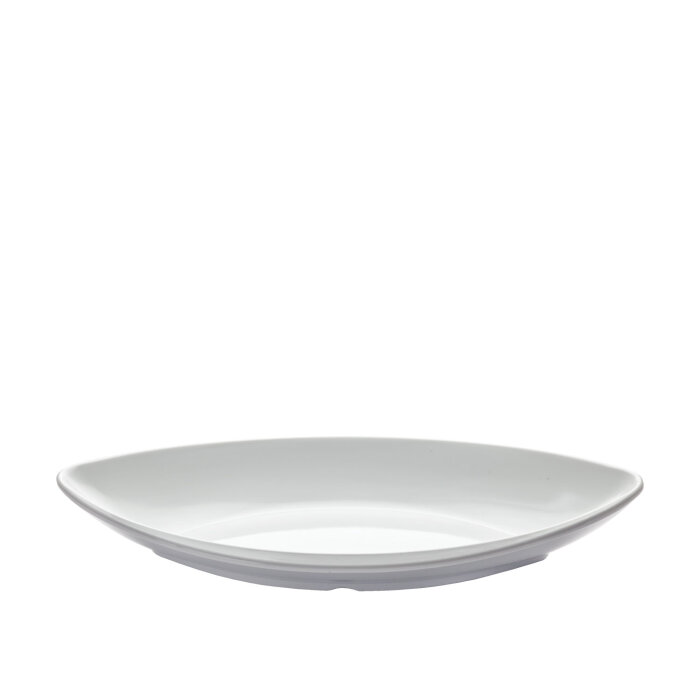 Beyaz Melamin Mekik Meze Kabı 40X20 Cm - 1