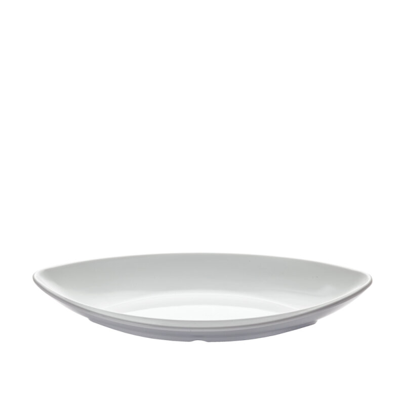 Beyaz Melamin Mekik Meze Kabı 40X20 Cm - 1