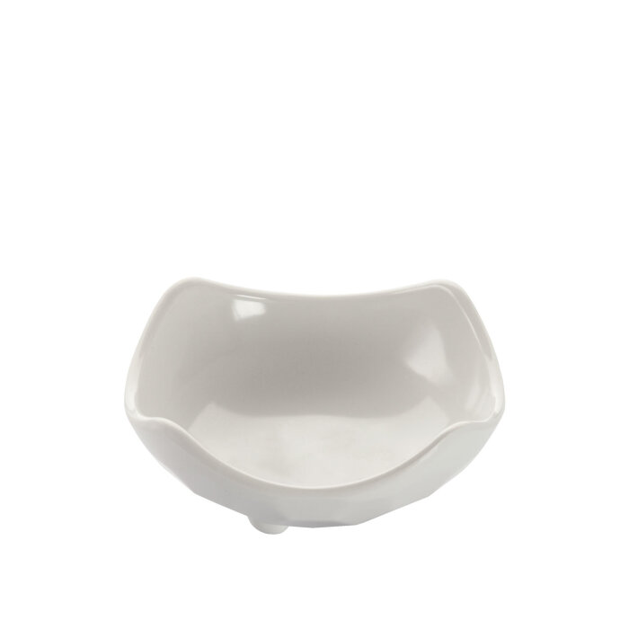 Beyaz Melamin Mimimal Kase 10Cm - 1