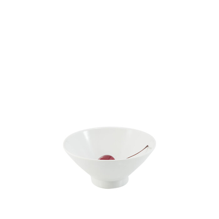 Beyaz Melamin Minimal Kase 11 Cm - 1