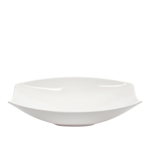 Beyaz Melamin Oval Derin Kase 46X32X11Cm - ULTRAFORM MELAMİN