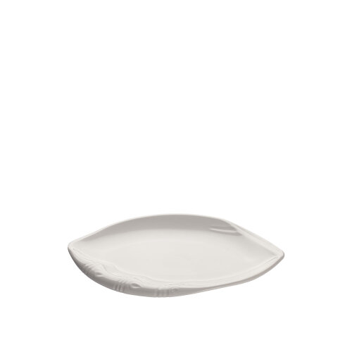 Beyaz Melamin Oval Sunum Tabak.30X20 Cm - ULTRAFORM MELAMİN