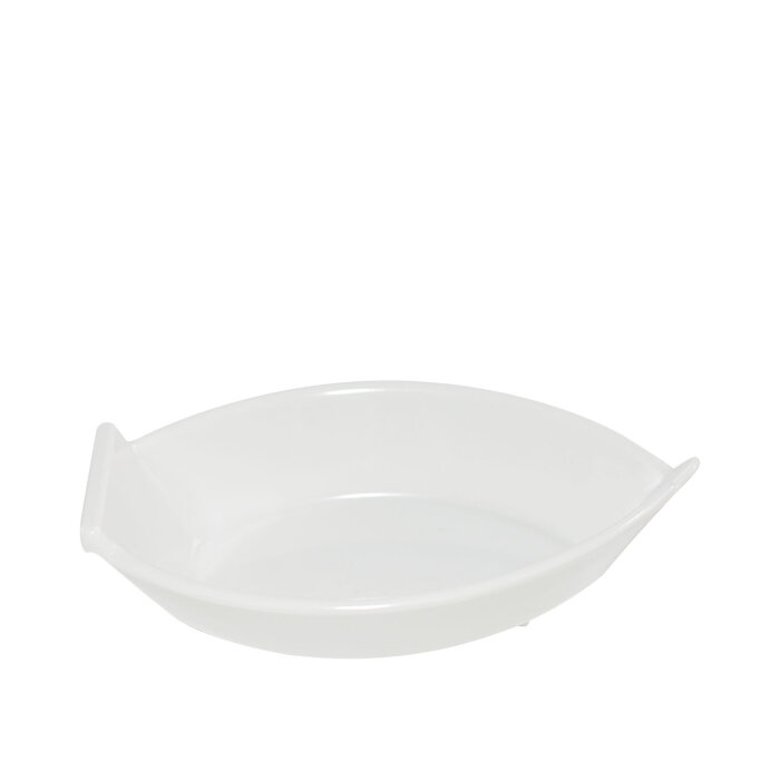 Beyaz Melamin Sandal Kase Orta 13,2 X7,5 Cm - 2