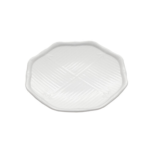 Beyaz Melamin Sekizgen Sunum Tabak 25 Cm - ULTRAFORM MELAMİN