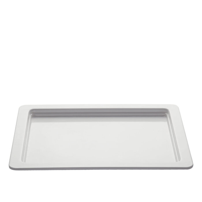 Beyaz Melamin Sunum Kase Gn1/2 32.5X26X6.5Cm - 1