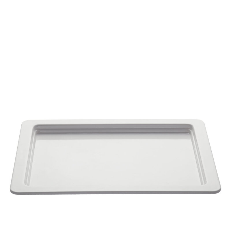 Beyaz Melamin Sunum Kase Gn1/2 32.5X26X6.5Cm - 1