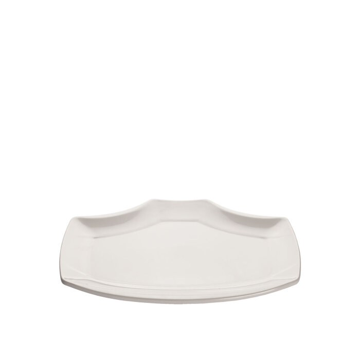 Beyaz Melamin Sunum Tabak 25 Cm - 1