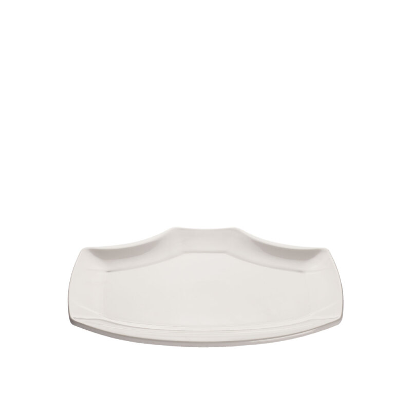 Beyaz Melamin Sunum Tabak 25 Cm - 1