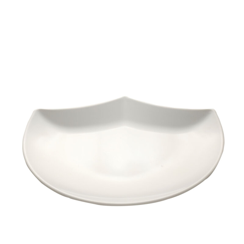 Beyaz Melamin Sunum Tabak 30X24 Cm - 1