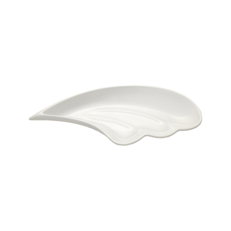 Beyaz Melamin Sunum Tabak 34 Cm - 1