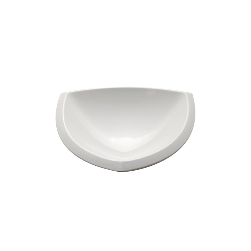 Beyaz Melamin Üçgen Kase 26 Cm - 1