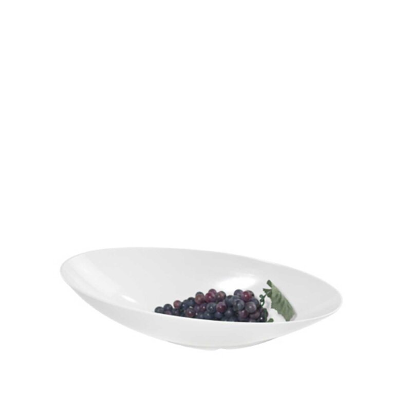 Beyaz Melamin Uzun Açılı Kase 51X25X15,5 Cm(Hb798) - 1