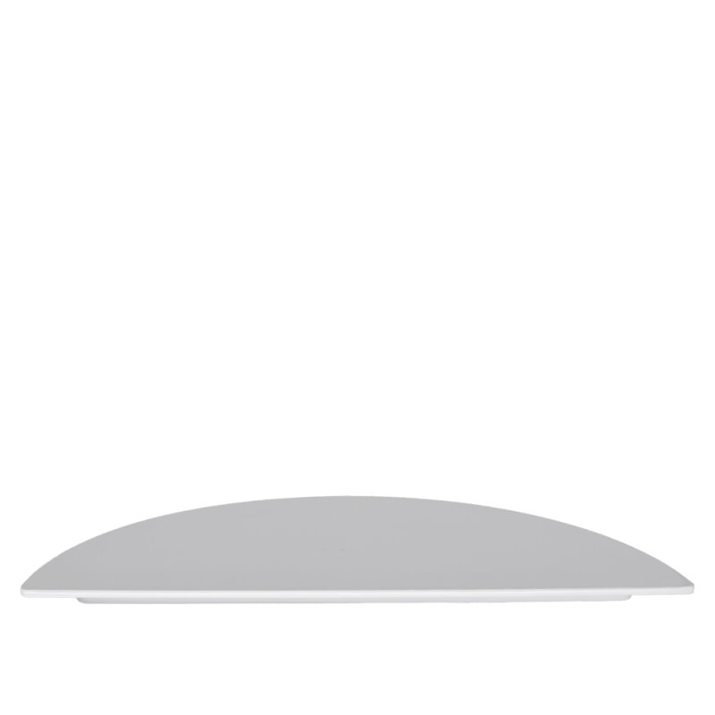 Beyaz Melamin Yarım Ay Sunum Tb.23X46 Cm(Hp2118By) - 2