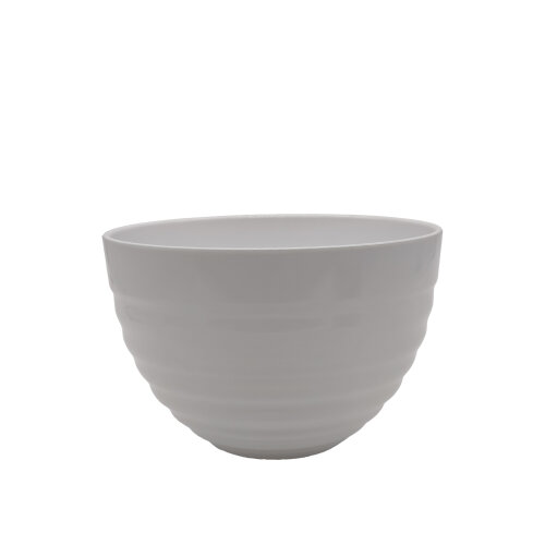 Beyaz Melamin Yivli Derin Kase 23X15,5 Cm - ULTRAFORM MELAMİN