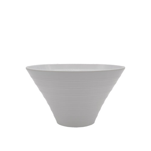 Beyaz Melamin Yivli Kase 18 Cm - ULTRAFORM MELAMİN