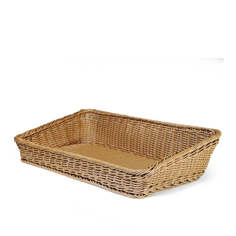 Groovy Açık Büfe Plastik Dikdörtgen Sepet 50X50X5/10 GRV-2419-B - 1