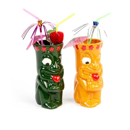 Groovy Ceramıc Tiki Mug 7,5*H:18 460 cc GRV-20204 - BİRADLI