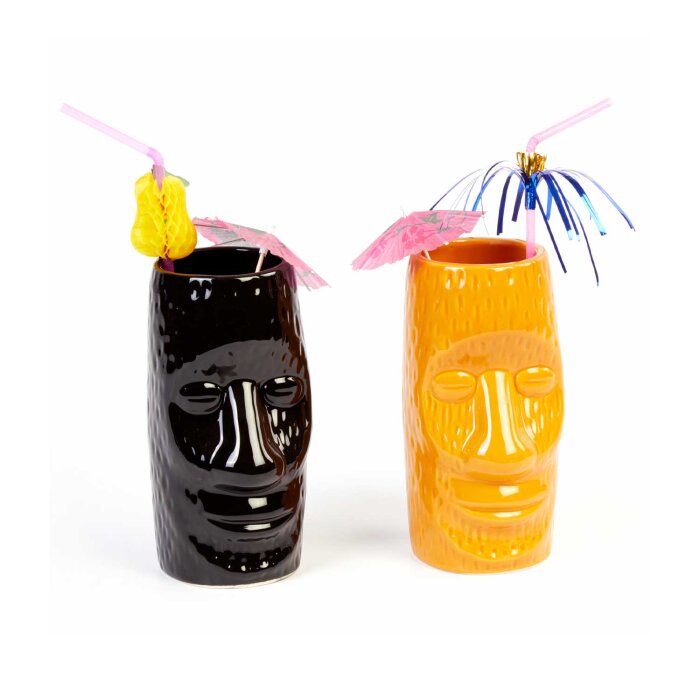 Groovy Ceramıc Tiki Mug 8*H:17 600 cc GRV-20208 - 1