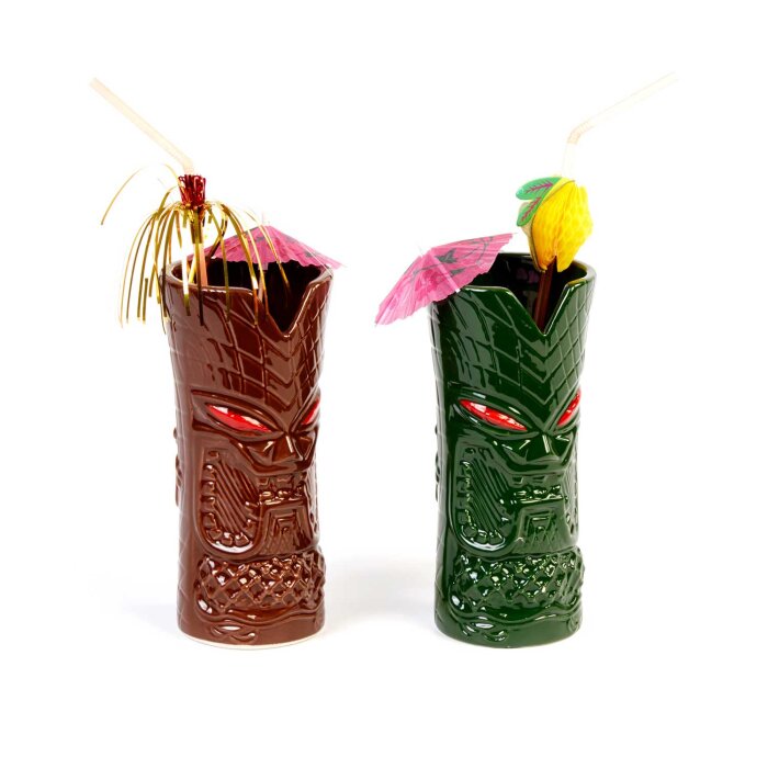 Groovy Ceramıc Tiki Mug 8*H:17,5 350 cc GRV-20221 - 1