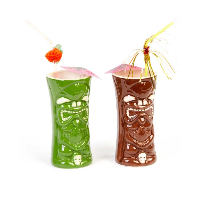 Groovy Ceramıc Tiki Mug 8*H:17,5 440 cc GRV-20212 - 1