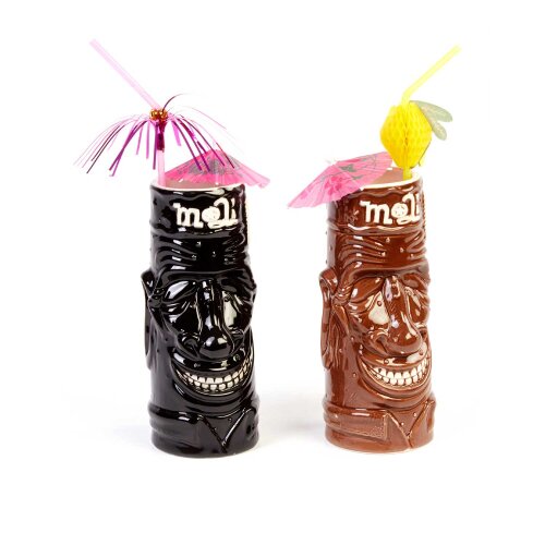 Groovy Ceramıc Tiki Mug 8*H:18,5 430 cc GRV-20218 - 2