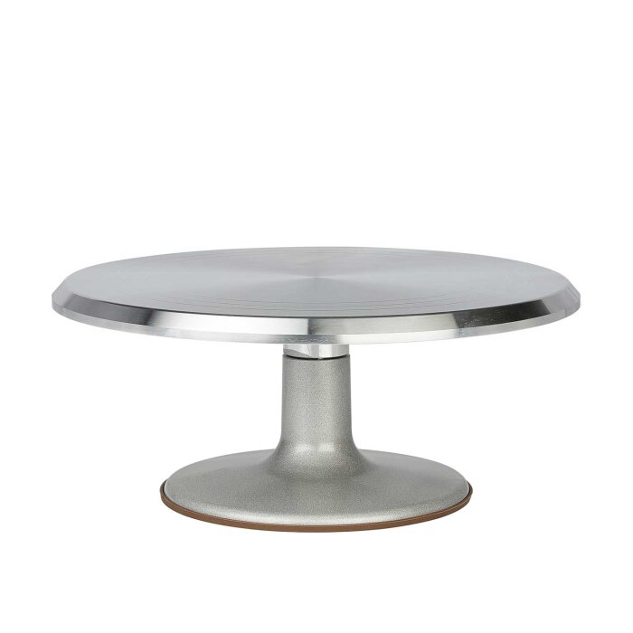 Biradlı Metal Dönerli Pasta Sıvama Standı 30 cm 0570 - 1