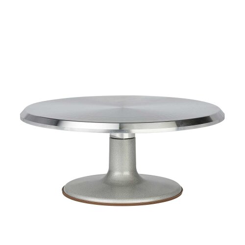 Biradlı Metal Dönerli Pasta Sıvama Standı 30 cm 0570 - BİRADLI