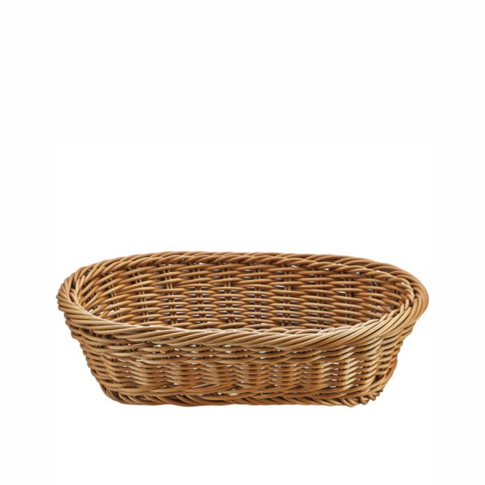 Groovy Plastik Oval Ekmek Sepet 24X16X7 GRV-2455 - 1
